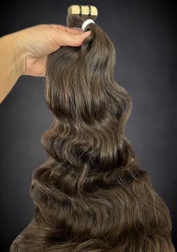 Extensions Tape-in SLAVIC Hair Castano Naturale Scuro