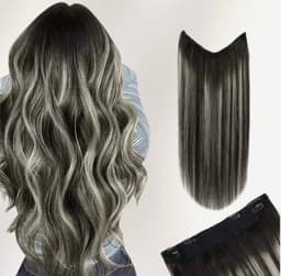 Tresy włosów Oskar Balayage #1B/ Grey/ #1B