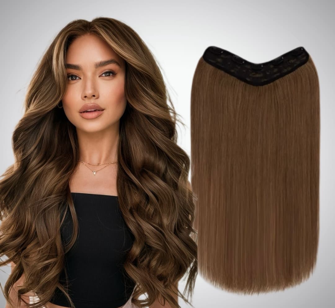 Trese de Par Natural V-Shape #7L