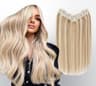 Trese de Par Natural V-Shape Diamond Balayage #18/#60
