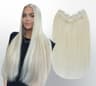 Trese de Par Natural V-Shape Silver