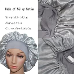 Satin-Haube zum Schutz der Haare