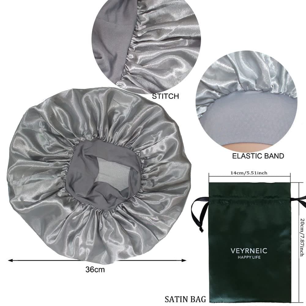Satin-Haube zum Schutz der Haare