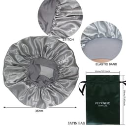 Satin-Haube zum Schutz der Haare