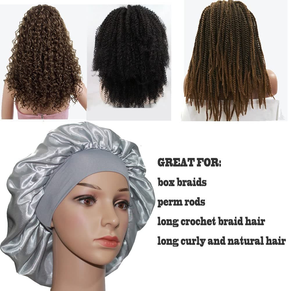 Satin-Haube zum Schutz der Haare