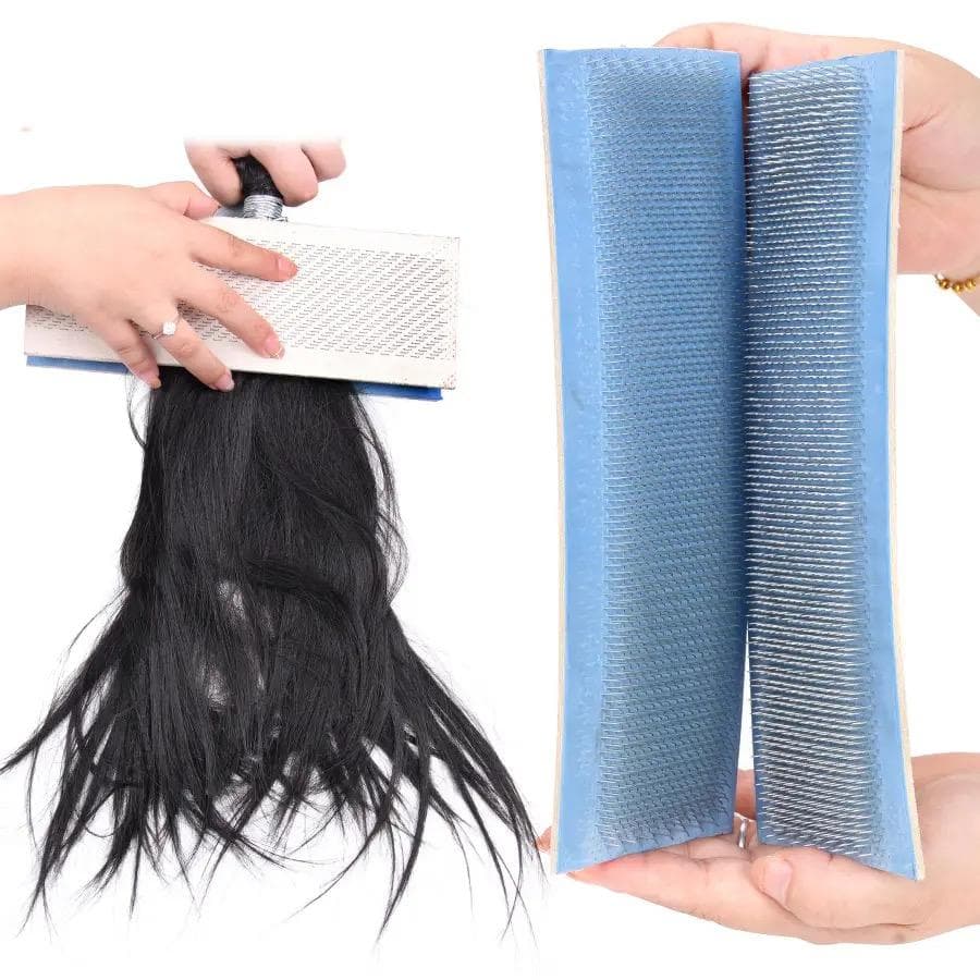Card cu piepteni pentru extensiile de par