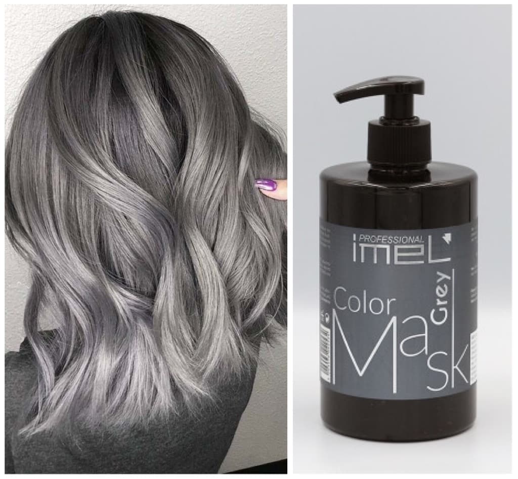 Masca nuantatoare Imel Professional Grey 500ml
