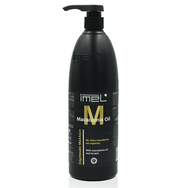 Sampon profesional cu ulei de macadamia si keratina, 1000 ml