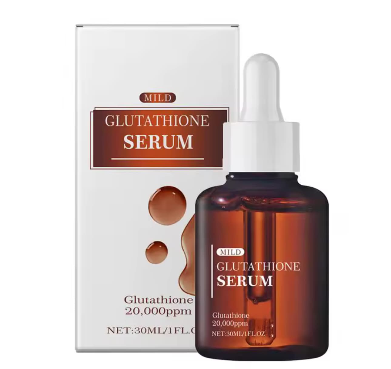 Ser pentru fata cu glutation, pentru reducerea liniilor fine si a ridurilor, 30 ml