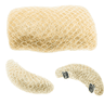 Set 3 bureti din par natural pentru coc Blond