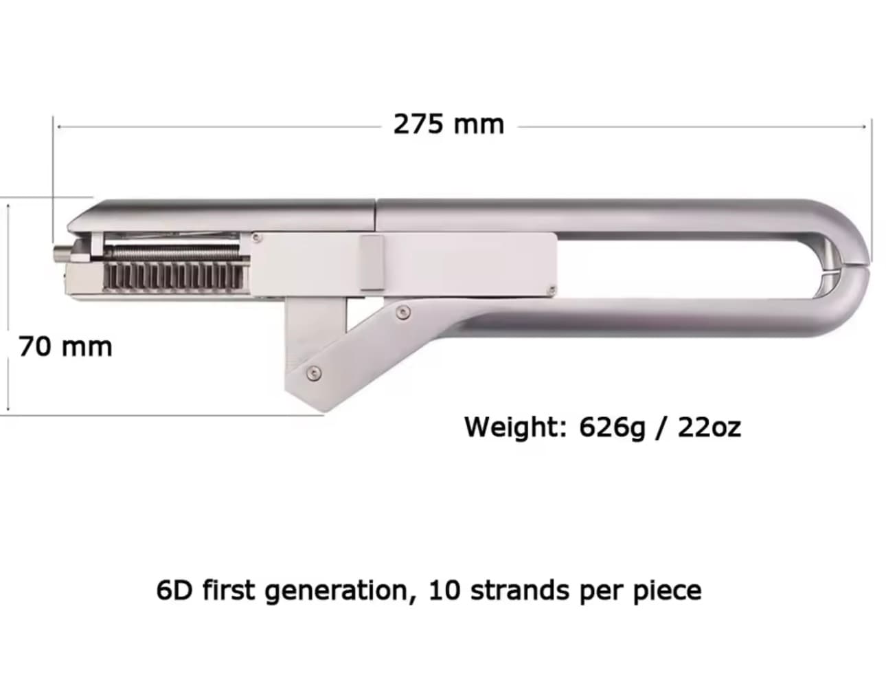 Professional device for applying 6D hair extensions.