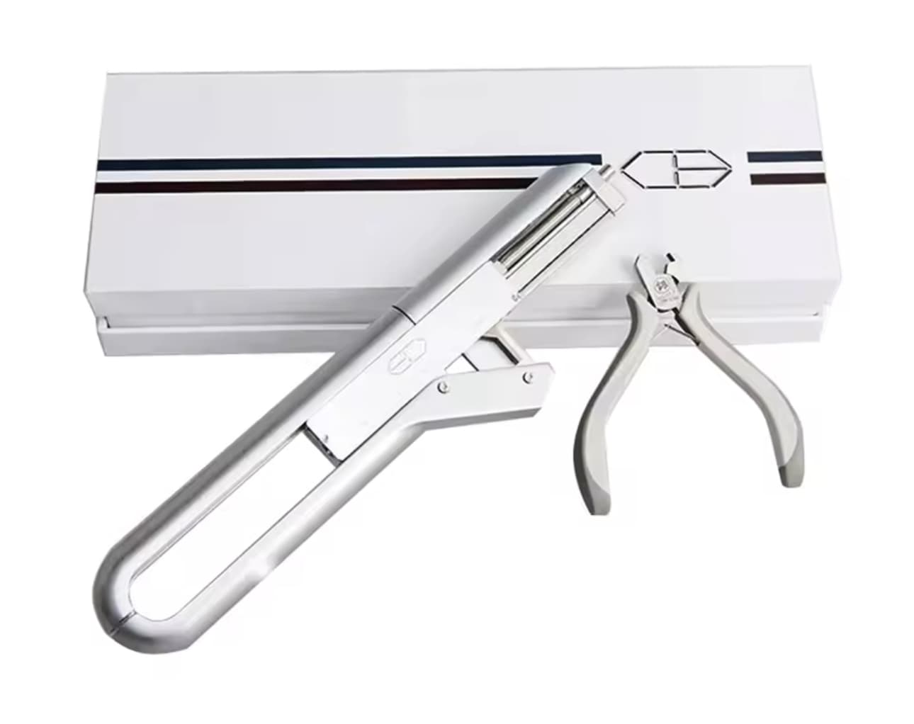 Professional device for applying 6D hair extensions.