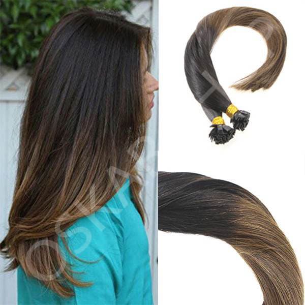 Extensioni in cheratina Luxe Ombre #2 #7