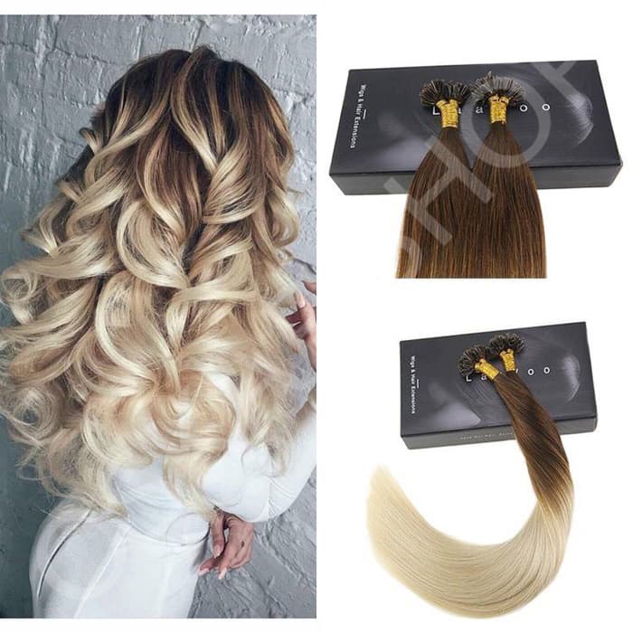 Extensiones de queratina Luxe Ombre #5 #60