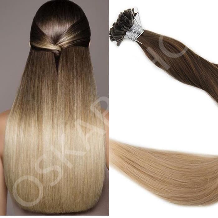 Extensioni di cheratina Luxe Ombre #6 #18