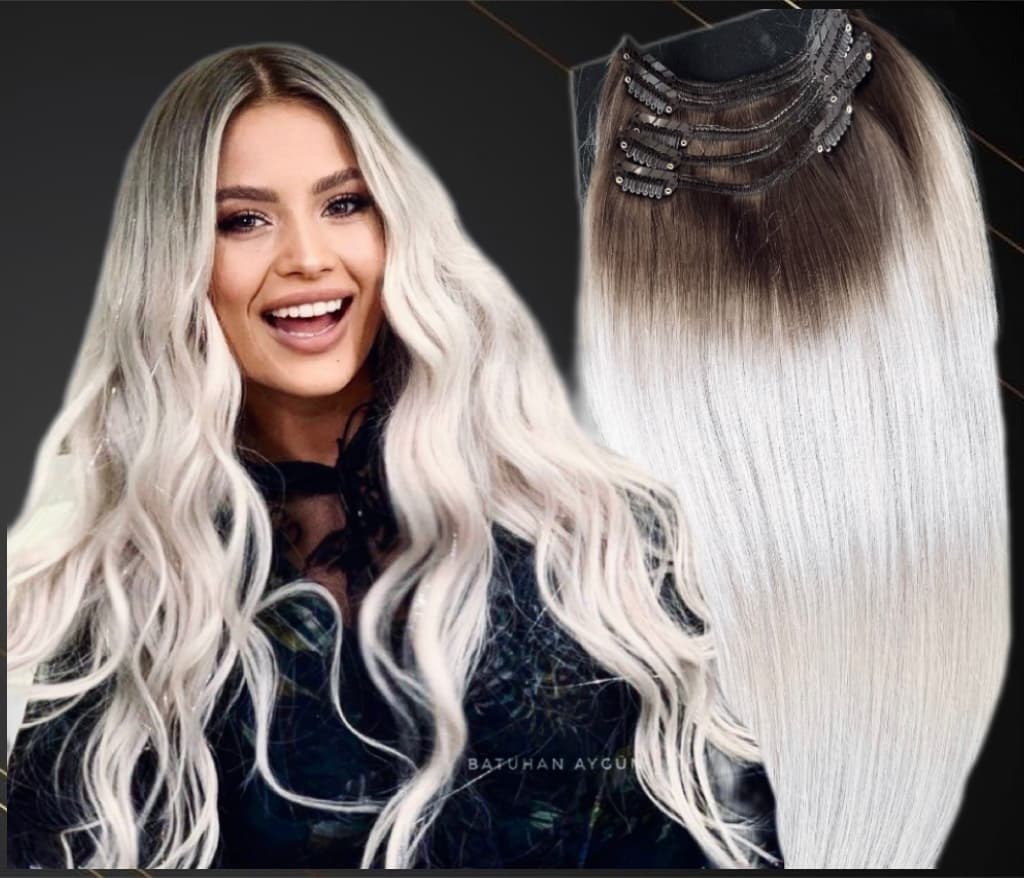 Pasemka Clip-On MiniGold Ombre #4/Silver