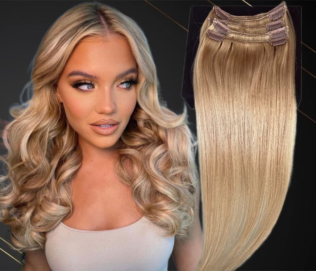 Extensions Clip-On MiniGold Blond Moyen #12