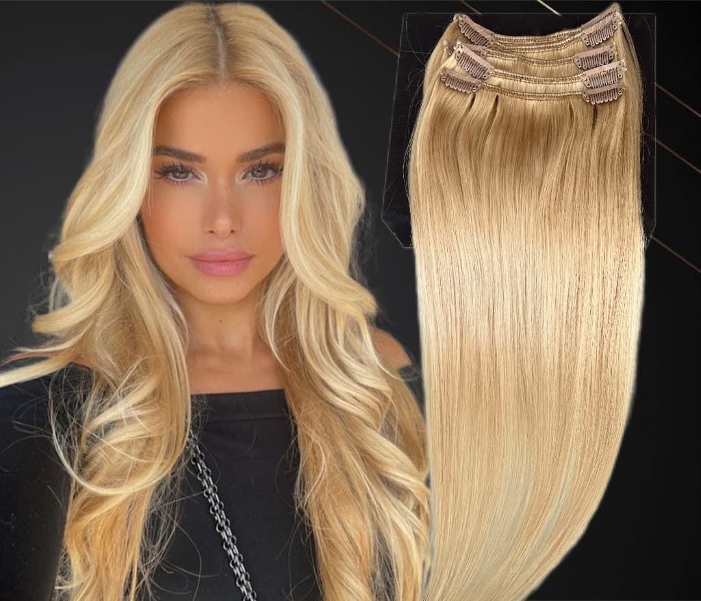 Extensiones Clip-On MiniGold Rubio Miel #24