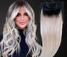Clip-On MiniGold Ombre #1B/Szary Jasny