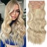Extensii clip-on sintetic (super volum) Blond Suvitat II, 200g
