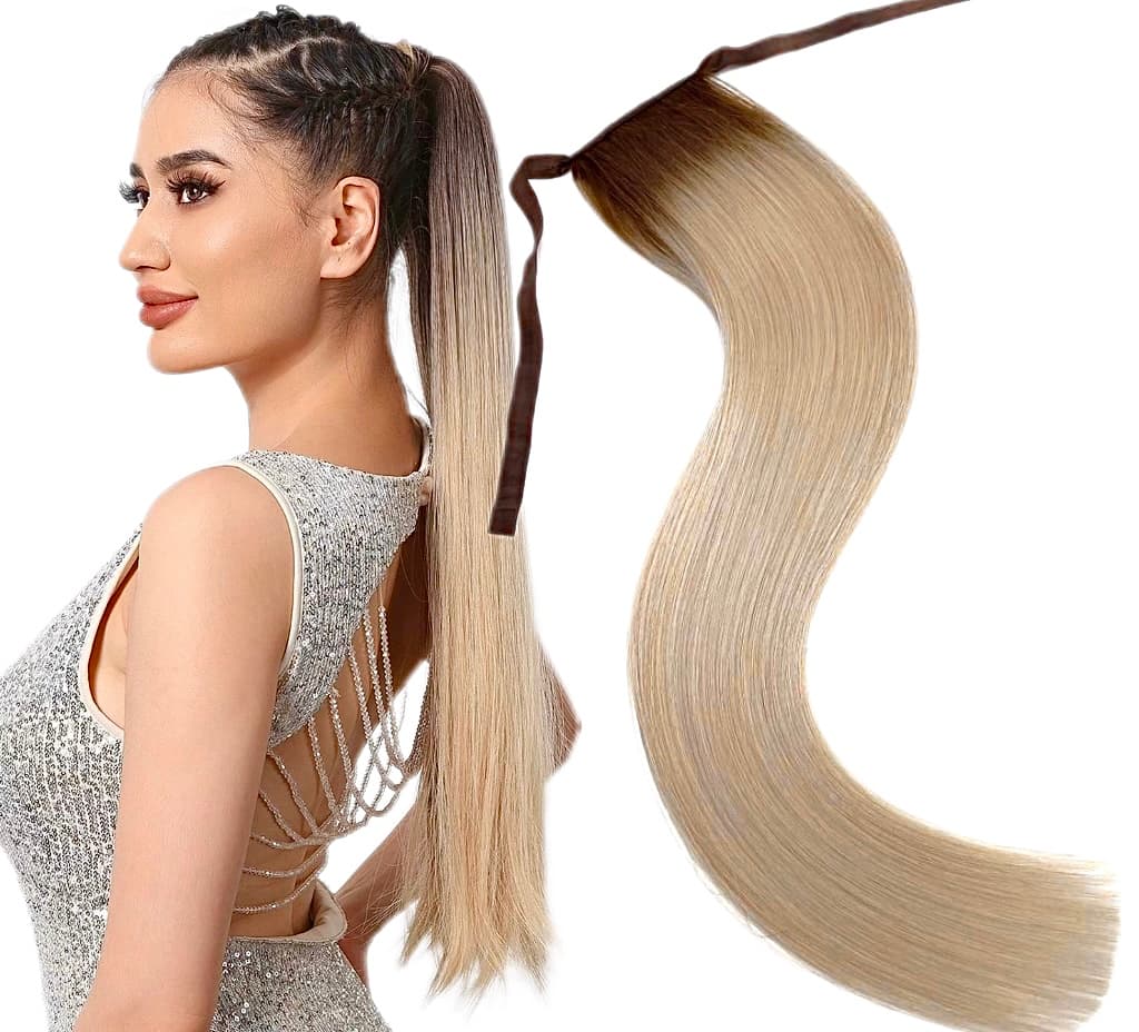 Coada de par Russian Hair Ombre #4/ #20