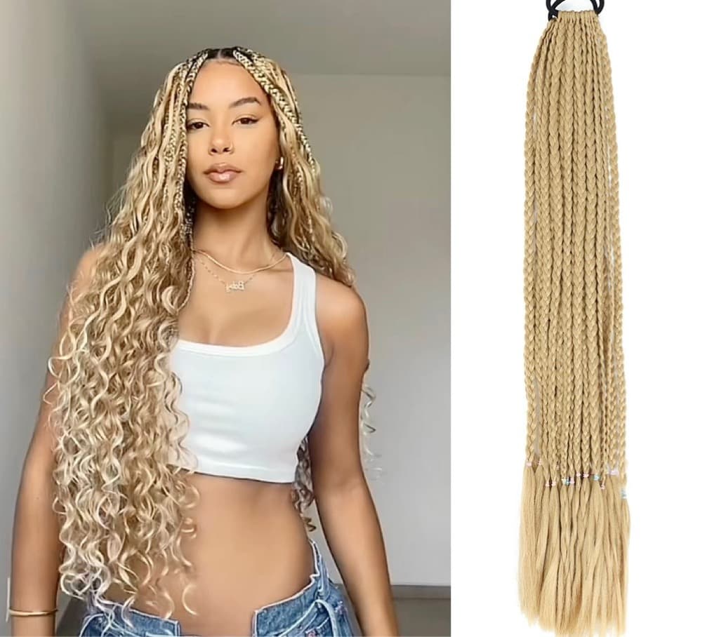 Extensii AFRO Blond Bej