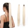 Coada de Par cu Cleste Blond Alb