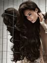 Przedłużenia Clip-On Luxe Balayage #1B Brilliant Grey