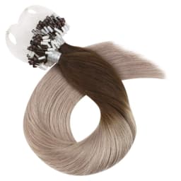 Przedłużanie Microring Black Collection Ombre #7/Silver