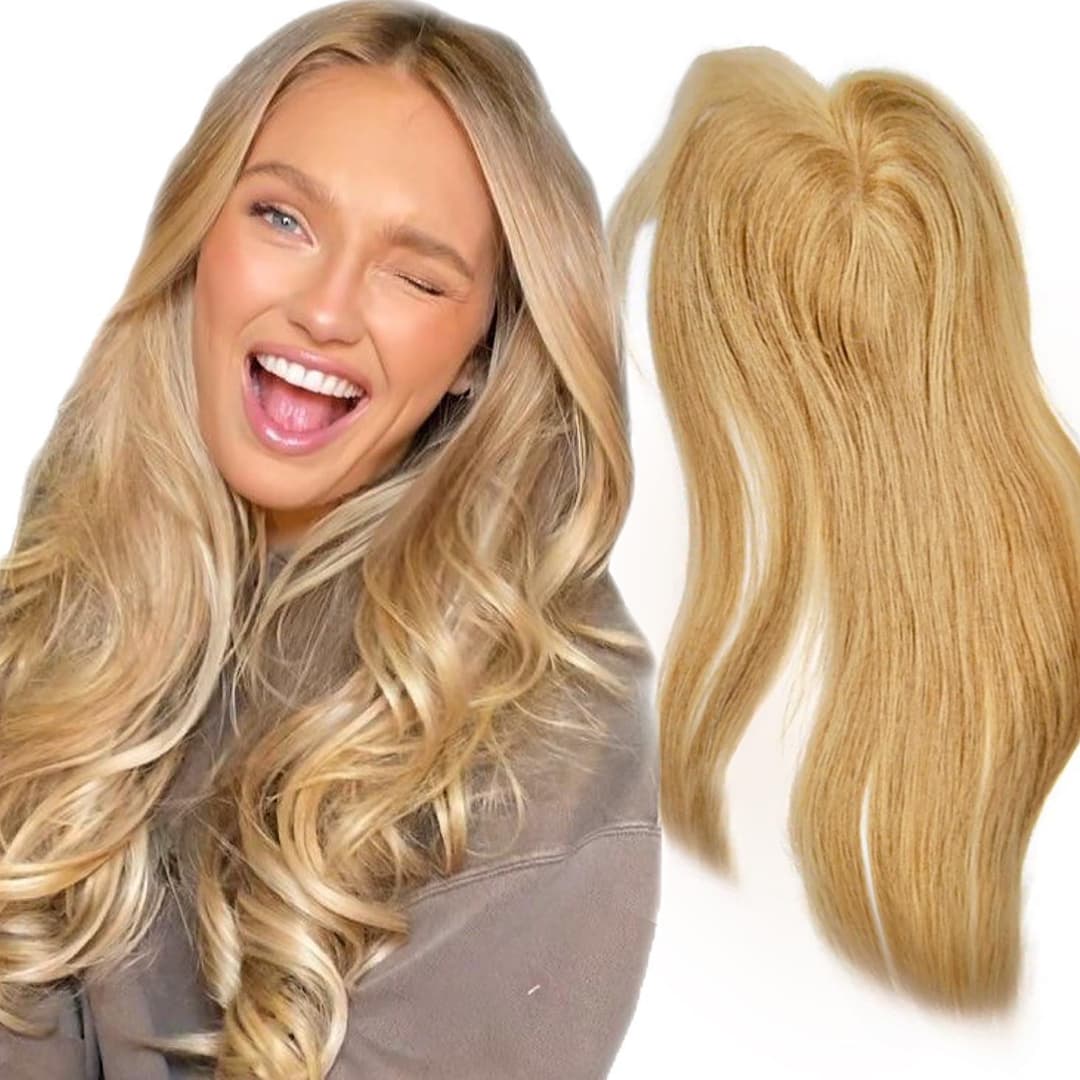 Peruca partiala Blond Miere