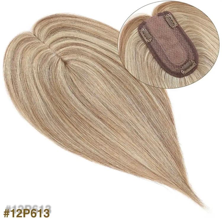 Perruque partielle Blonde Mèchée
