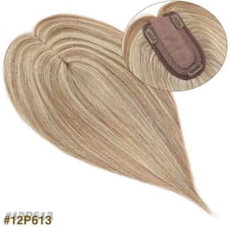 Perruque partielle Blonde Mèchée