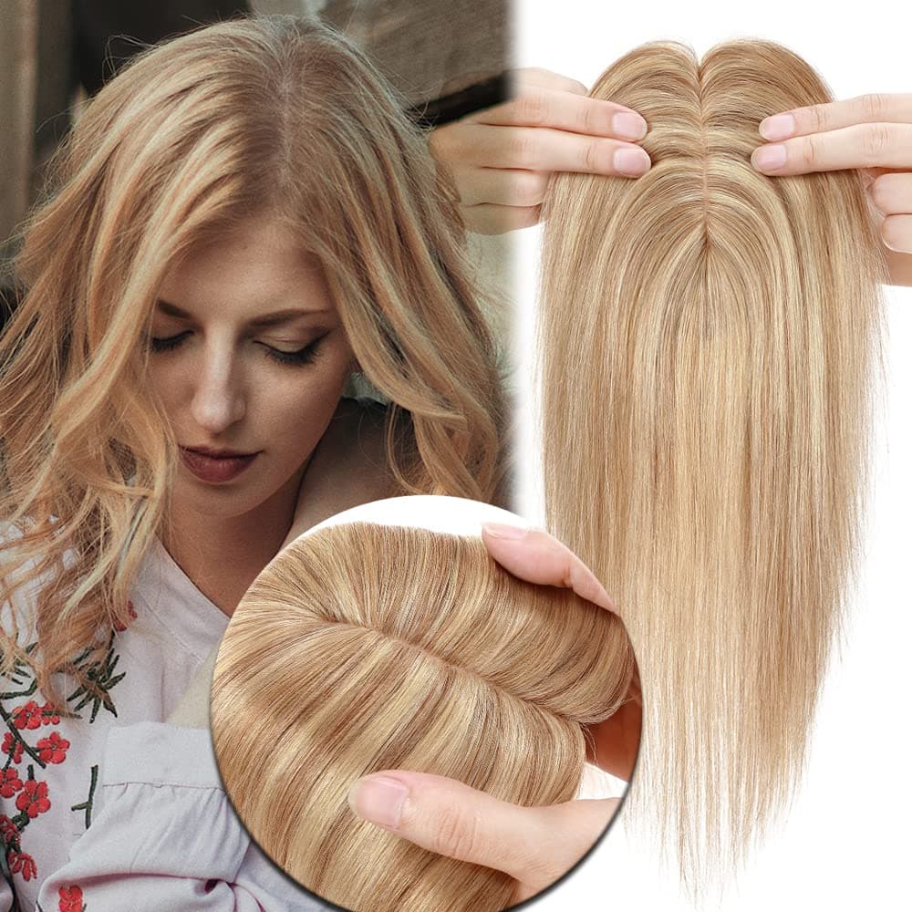 Perruque partielle Blonde Mèchée