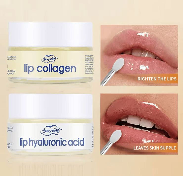 Masca cu acid hialuronic pentru buze, efect de marire si hidratare