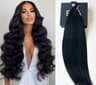 Extensii MICRO KERATINA Russian Hair Negru #1