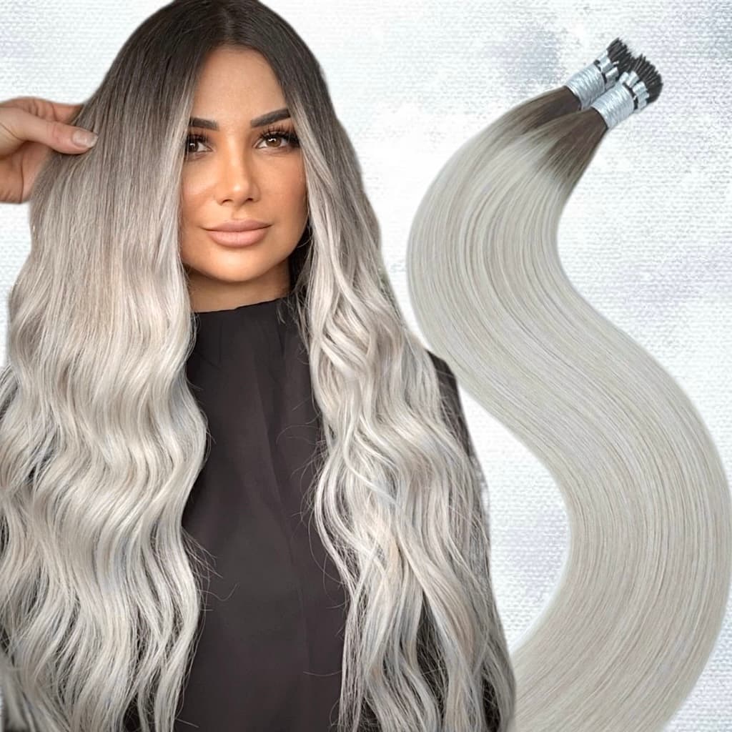 Extensioni Nanoring Luxe Ombre #9/Light Grey