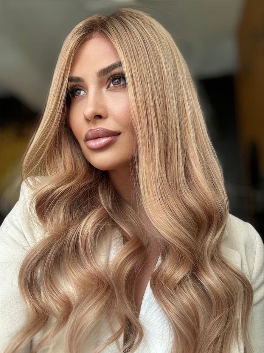 Peruca Honey Blonde