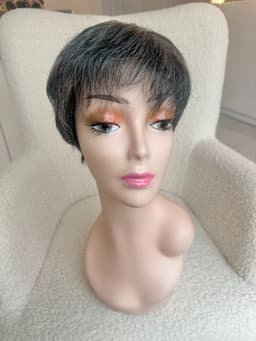 Перука Сив Madame от естествен косъм Перука Сив Madame от естествен косъм