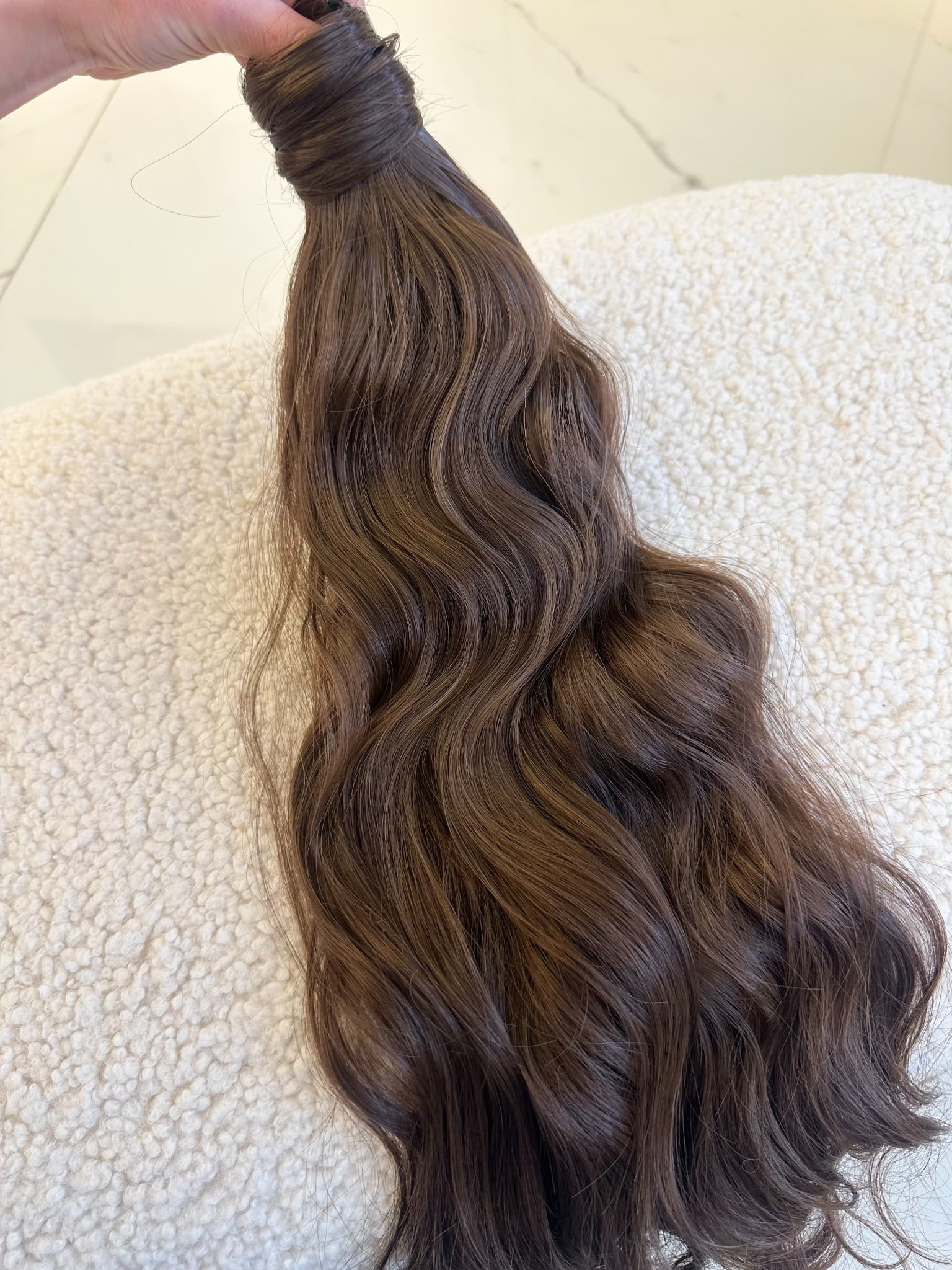 Locken-Zopf mit Klettverschluss P618/ 8# Locken-Zopf mit Klettverschluss P618/ 8#
