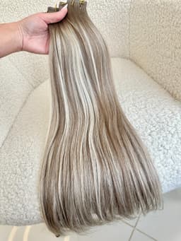 Разширения за руски косъм Balayage #8/Silver/8 Разширения за руски косъм Balayage #8/Silver/8