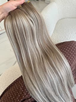 Разширения за руски косъм Balayage #8/Silver/8 Разширения за руски косъм Balayage #8/Silver/8