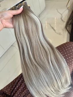 Разширения за руски косъм Balayage #8/Silver/8 Разширения за руски косъм Balayage #8/Silver/8