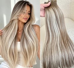 Разширения за руски косъм Balayage #8/Silver/8 Разширения за руски косъм Balayage #8/Silver/8