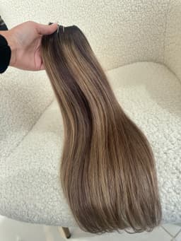 Clip On Premium Drept Black Collection Balayage #8/#2 Clip On Premium Drept Black Collection Balayage #8/#2