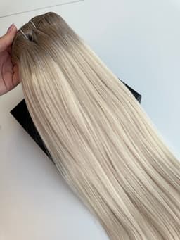 Przedłużenia Clip-On Luxe Ombre #19/Silver Przedłużenia Clip-On Luxe Ombre #19/Silver