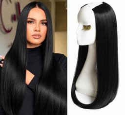Semiperuca Par Natural U Part Negru Drept Semiperuca Par Natural U Part Negru Drept