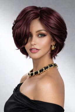 Peruca din par natural Michelle Burgundy Peruca din par natural Michelle Burgundy