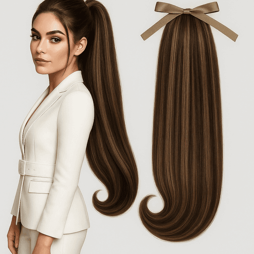 Black Collection Balayage #4 #18 Echthaar-Tails Black Collection Balayage #4 #18 Echthaar-Tails