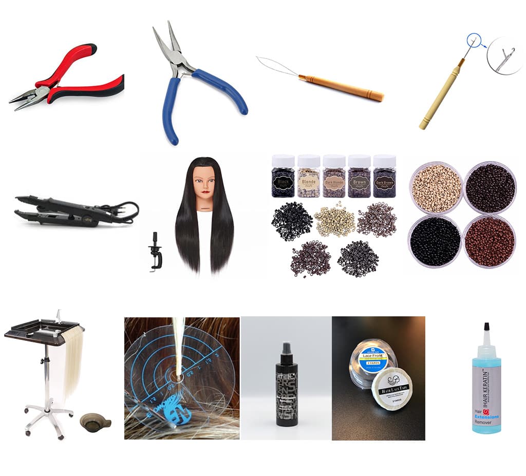 Kit Complet Cursuri aplicare Extensii de păr Kit Complet Cursuri aplicare Extensii de păr