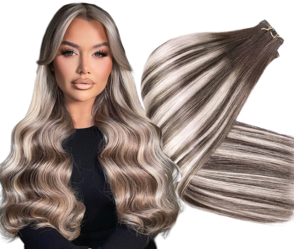 Set Easy Clip-On Balayage Suvitat #7 Gris Claro Set Easy Clip-On Balayage Suvitat #7 Gris Claro
